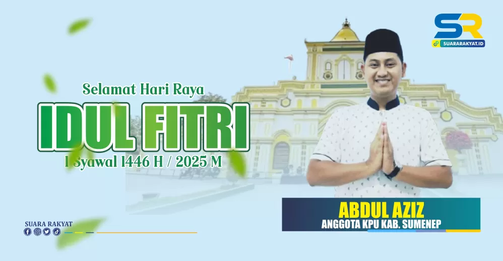 Abdul Aziz Anggota KPU Sumenep Ucapkan Selamat Hari Raya Idul Fitri 1446 H (Ilustrasi)