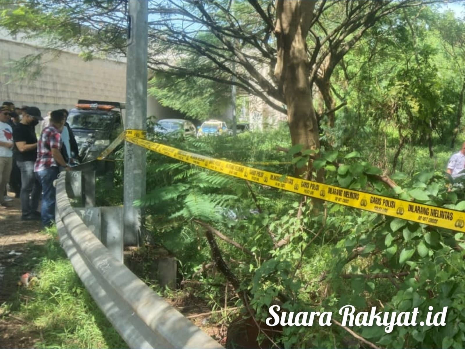 Identifikasi Penemuan Sosok Mayat di Pinggir Tol Karang Tengah Tangerang