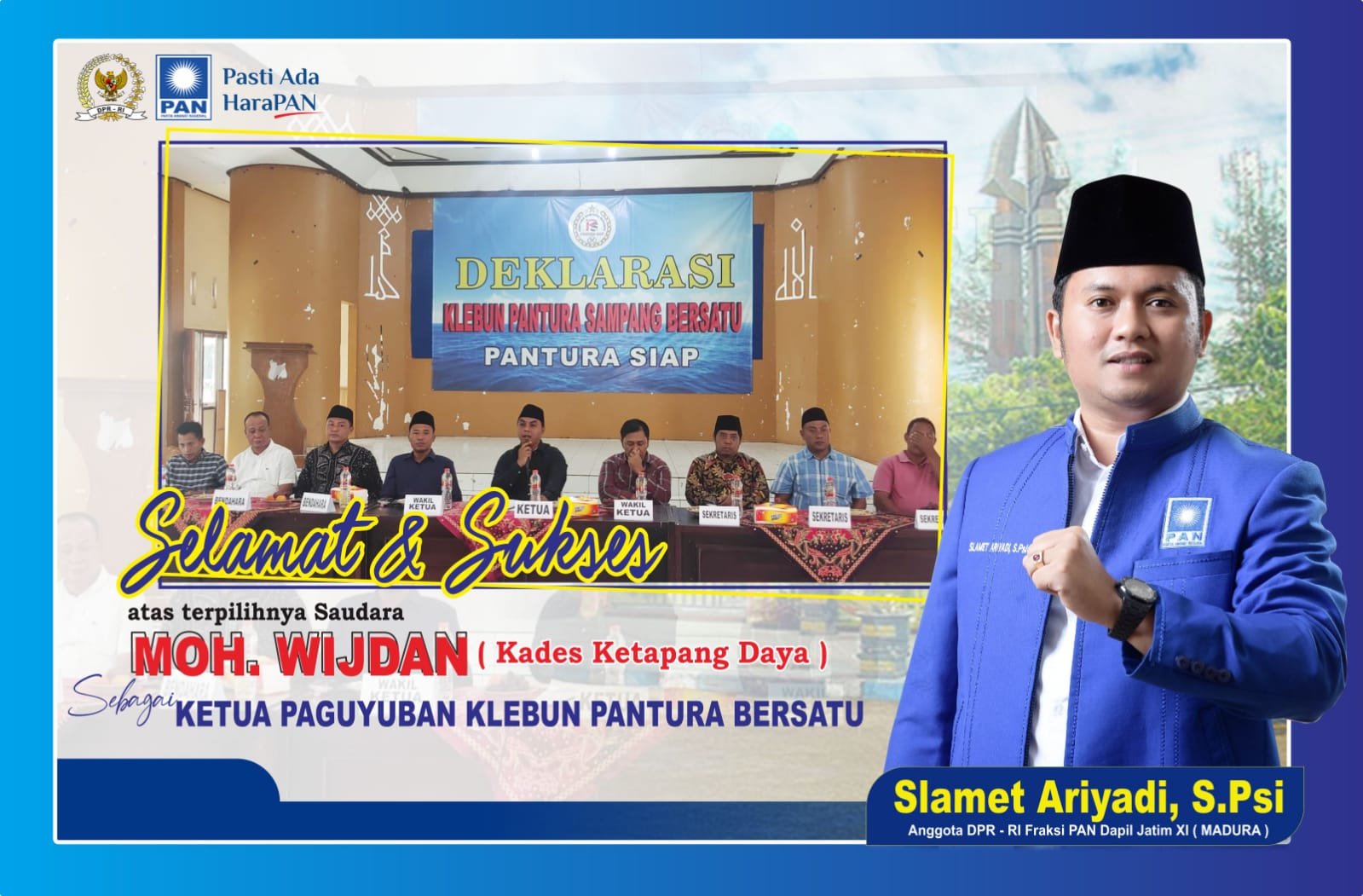 Optimis Anggota DPR RI, Sampang Pantura Siap Wujudkan Pembangunan Desa
