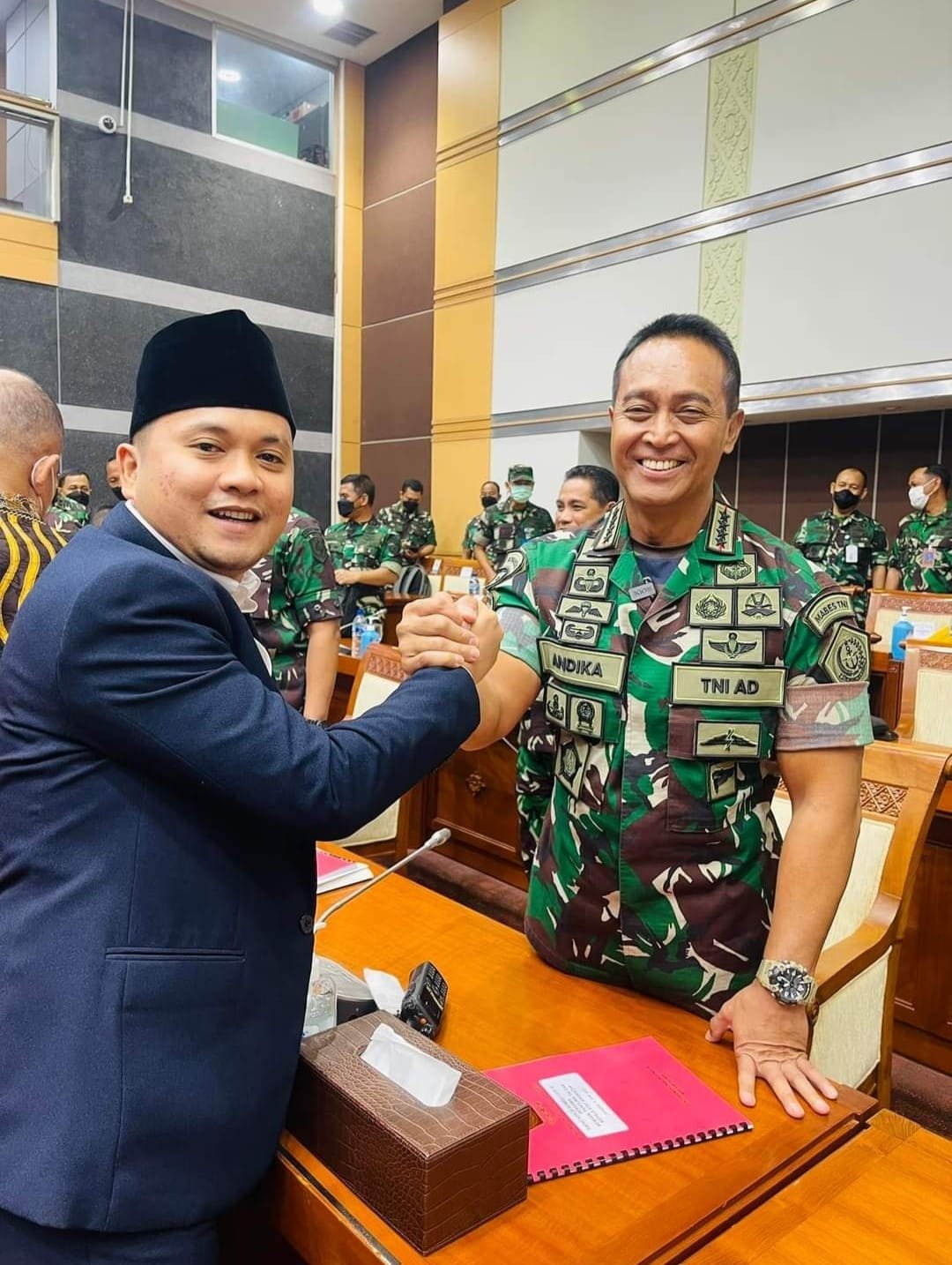 Anggota DPRI RI dan TNI Bersinergi Memperkuat Pertahanan Nasional