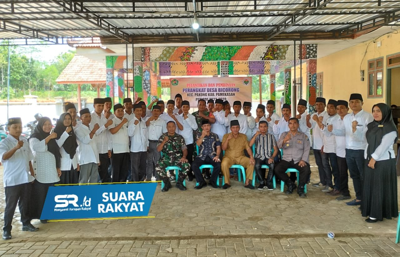 Harapan menuju desa maju, Pemdes Bicorong Sukses Gelar Pelantikan Perangkat Desa Baru