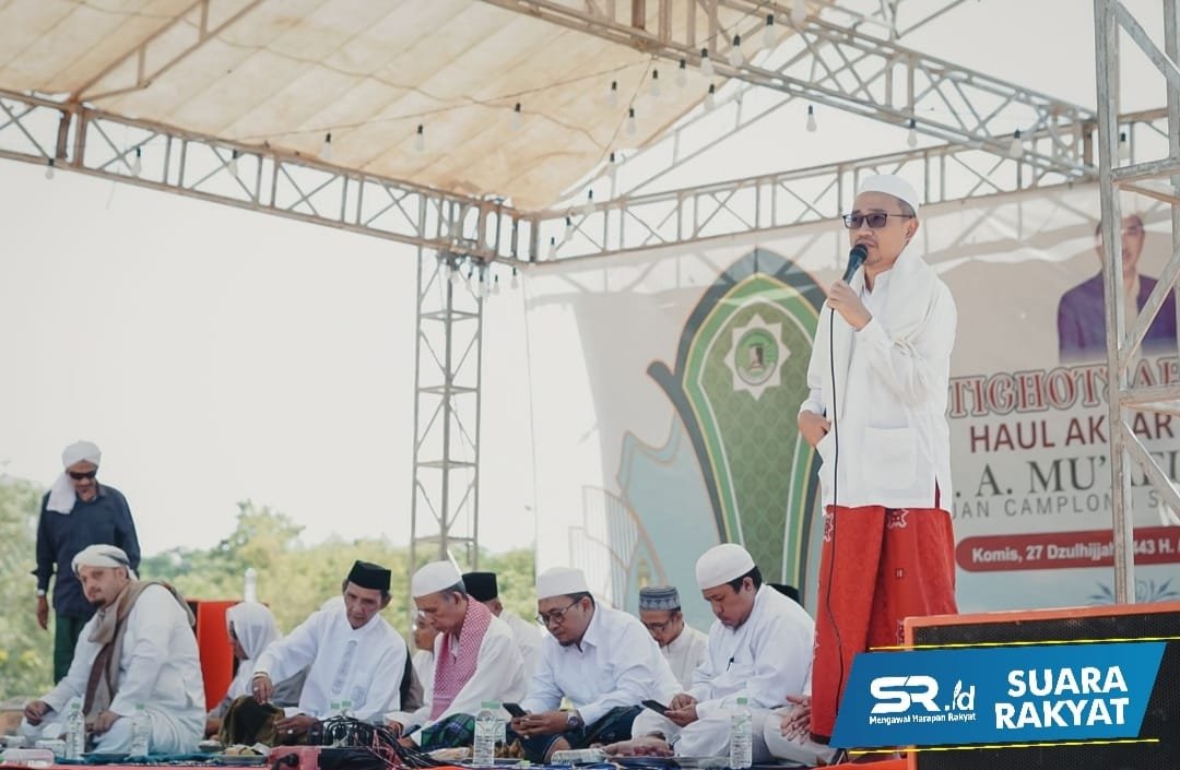 sambutan acara Haul Akbar Alm. Kh. Muafi A Zaini.