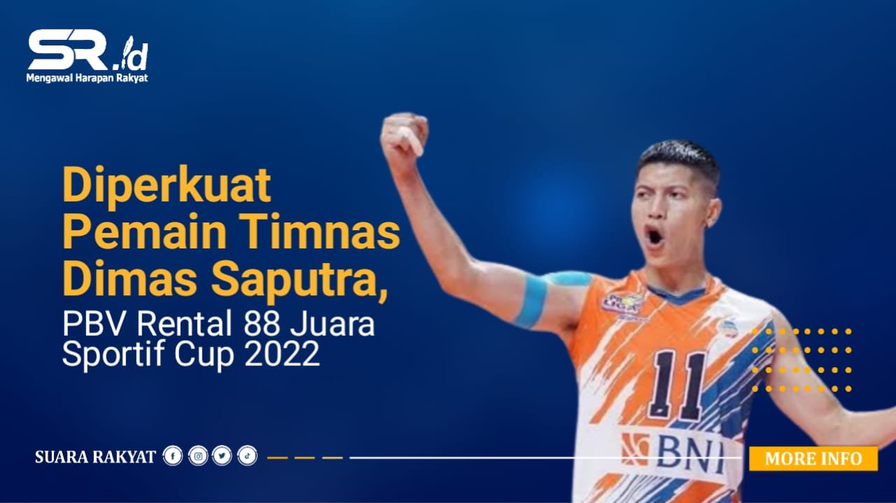 Diperkuat Pemain Timnas Dimas Saputra, PBV Rental 88 Juara Sportif Cup 2022