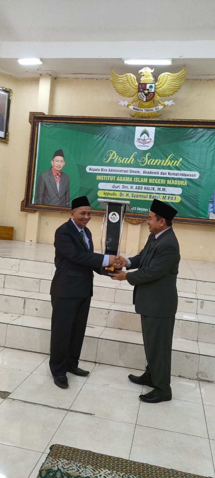 Inovasi Menuju UIN, IAIN Madura Gelar Serah Terima Jabatan dan Pisah Sambut Biro AUAK Baru