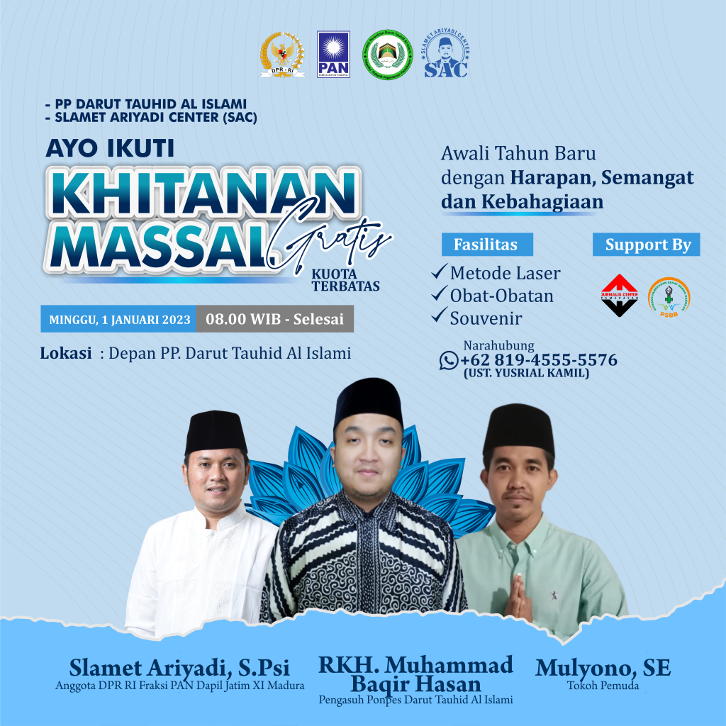 Buruan Daftar, Khitanan Massal Gratis di Pamekasan