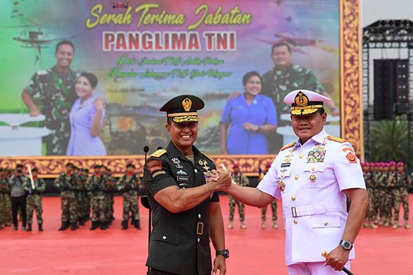 Sertijab Panglima TNI, Laksamana Yudo Margono Komitmen Menjaga Kedaulatan RI