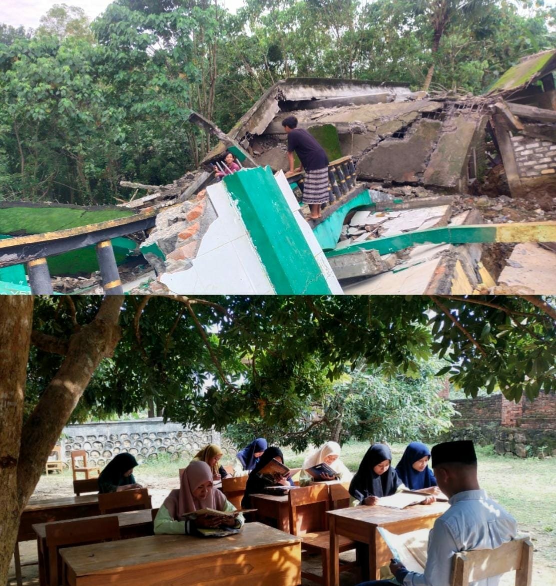 Belum Ada Perhatian; Bangunan Sekolah Yang Ambruk di Banyuates Sampang