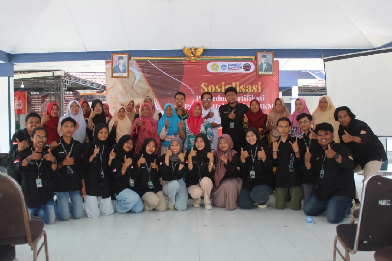 ABDIMAS UTM Sosialisasi Prosedur Sertifikasi Halal Bagi Pelaku UMKM Desa