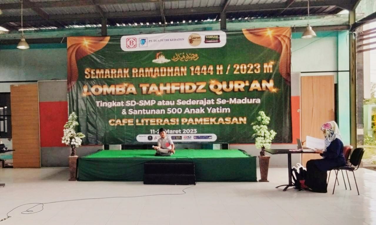 758 Peserta Ikuti Lomba Tahfidzul Qur'an yang Diadakan Cafe Literasi Pamekasan