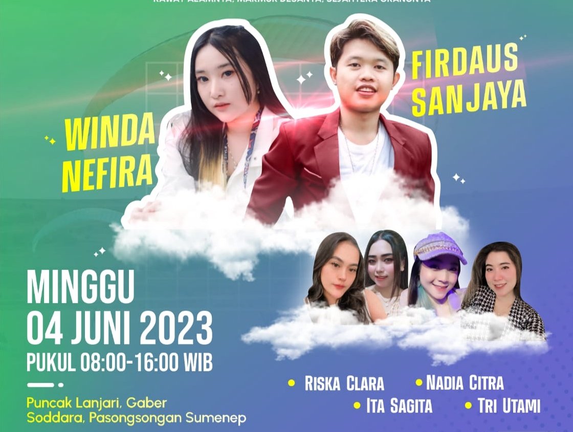 Sederet Artis Populer bakal Tampil pada Konser Dangdut Puncak Lanjari