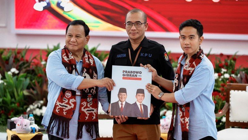 Prabowo-Gibran Resmi Daftar Pilpres 2024