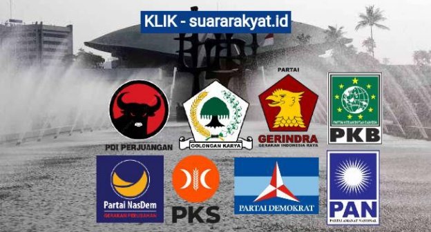Ini 8 Parpol yang Lolos Ke Senayan