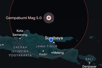Tuban Kembali Diguncang Gempa dengan Kekuatan 5, 0 M