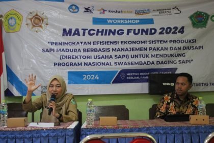 Mahasiswa UTM Dukung Program Nasional Swasembada Sapi Melalui Program Matching Fund 2024