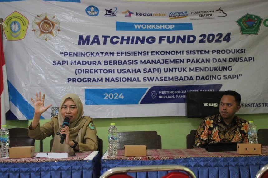 Mahasiswa UTM Dukung Program Nasional Swasembada Sapi Melalui Program Matching Fund 2024
