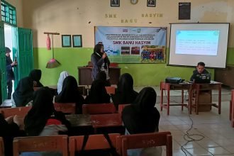Mahasiswa KKN-9 UTM Sosialisasi Pencegahan Kekerasan Seksual pada Siswa MTS dan SMK di Desa Nepa 