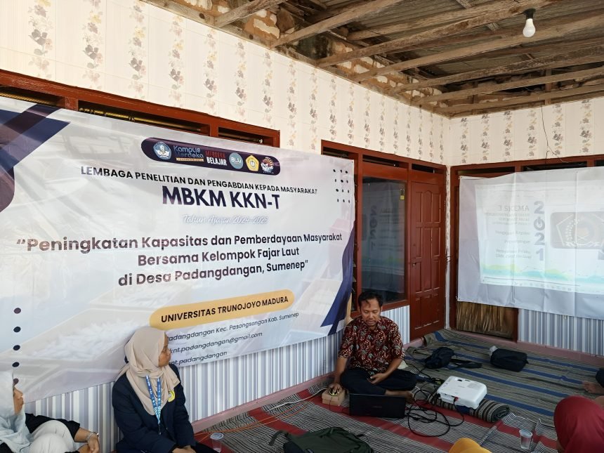 Tim KKN-T UTM Gelar Sosialisasi Sertifikasi Halal Bersama Mitra KUB Fajar Laut Sumenep