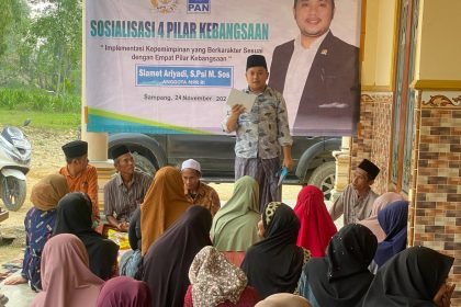 H. Slamet Ariyadi Sosialisasikan Empat Pilar hingga Pelosok Desa