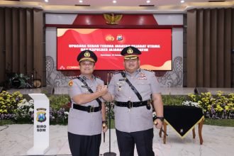 Kapolda Jatim Pimpin Sertijab Kapolres Pamekasan Bersama 23 PJU dan Kapolres Jajaran