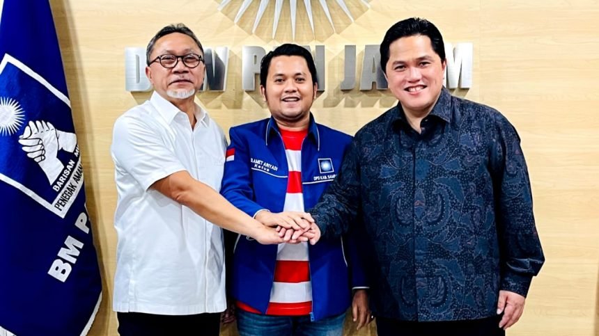 Erick Thohir Menteri Terbaik Hasil Survei Indikator