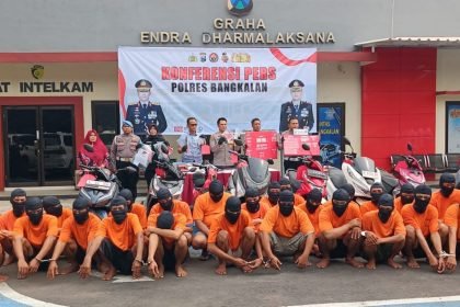 Polres Bangkalan Gelar Konferensi Pers Capaian Penanganan Kasus Kriminal