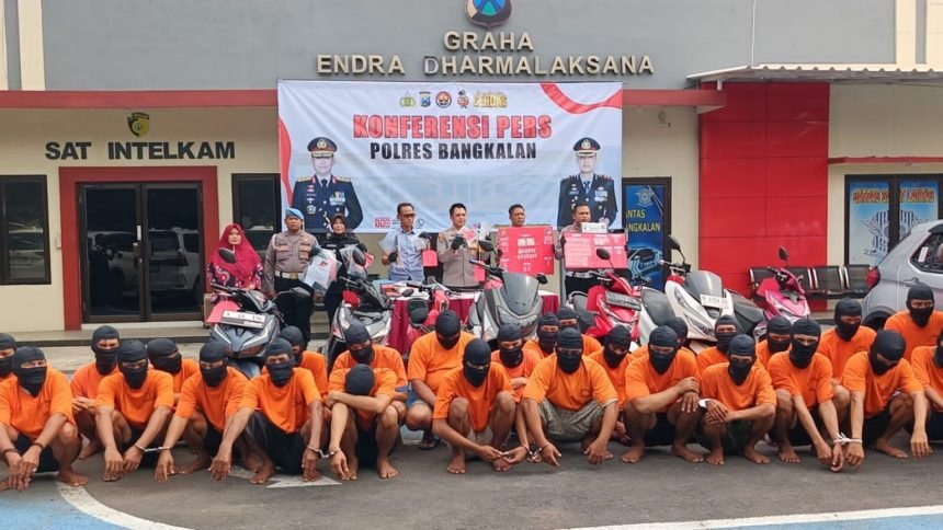 Polres Bangkalan Gelar Konferensi Pers Capaian Penanganan Kasus Kriminal
