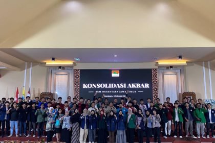 Koordinator Pusat BEM Nusantara Lantik Pengurus Daerah Bemnus Jatim 2024-2025