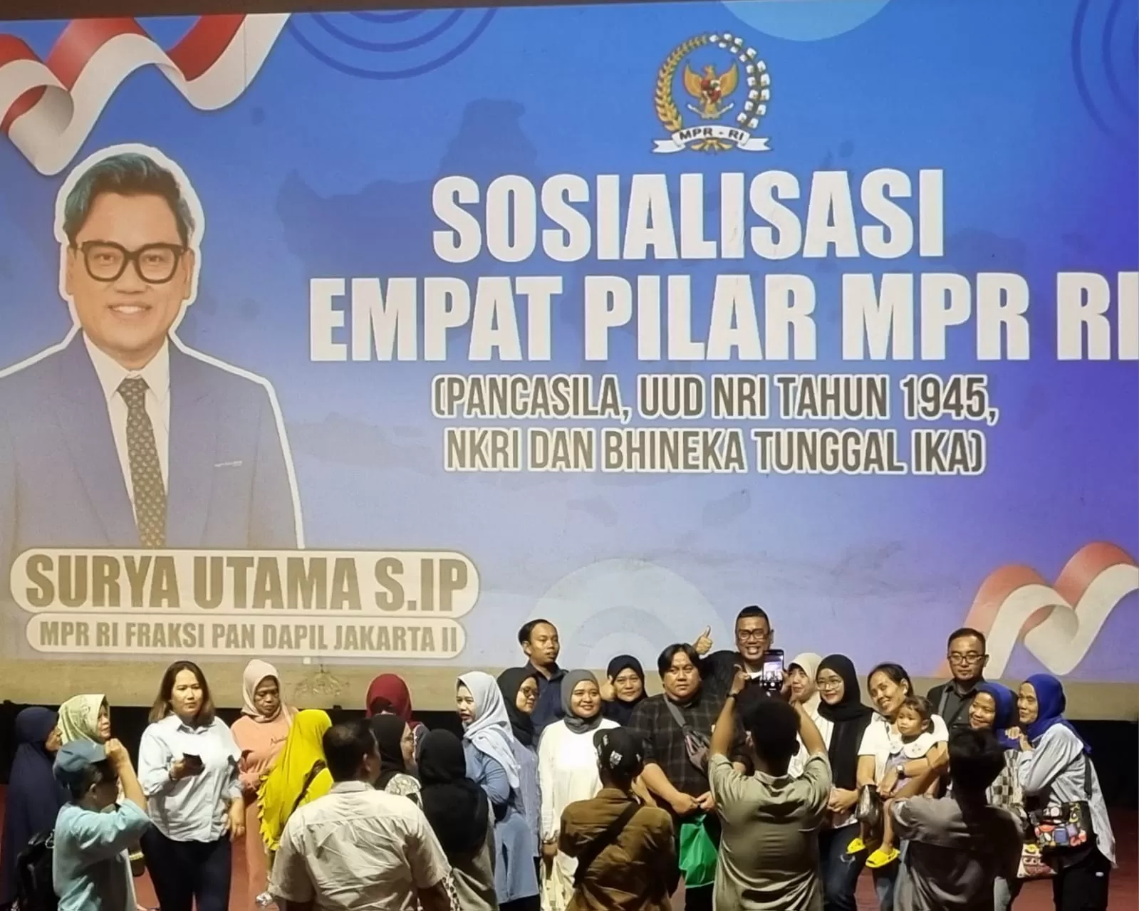Sosialisasi Empat Pilar Paling Istimewa dilakukan Uya Kuya, Warga Antusias (Ilustrasi)