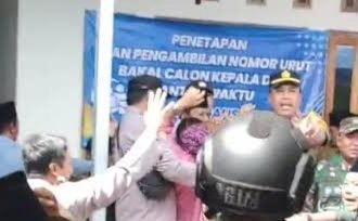 Protes Pendukung Calon Kepala Desa Galis Tereliminasi Berujung Ricuh