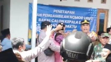 Protes Pendukung Calon Kepala Desa Galis Tereliminasi Berujung Ricuh