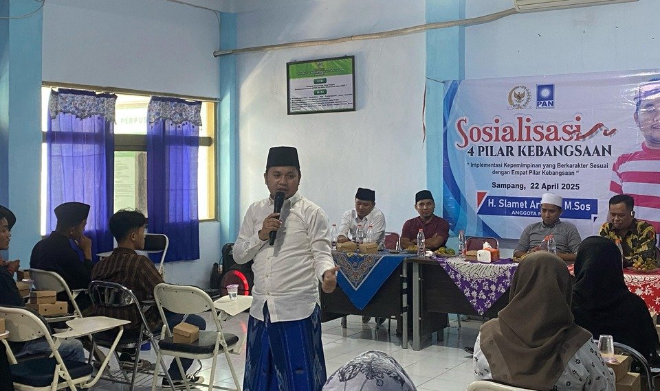 Gelar Sosialisasi Empat Pilar di Sampang, Slamet Ariyadi Tekankan Pentingnya Merawat Persatuan
