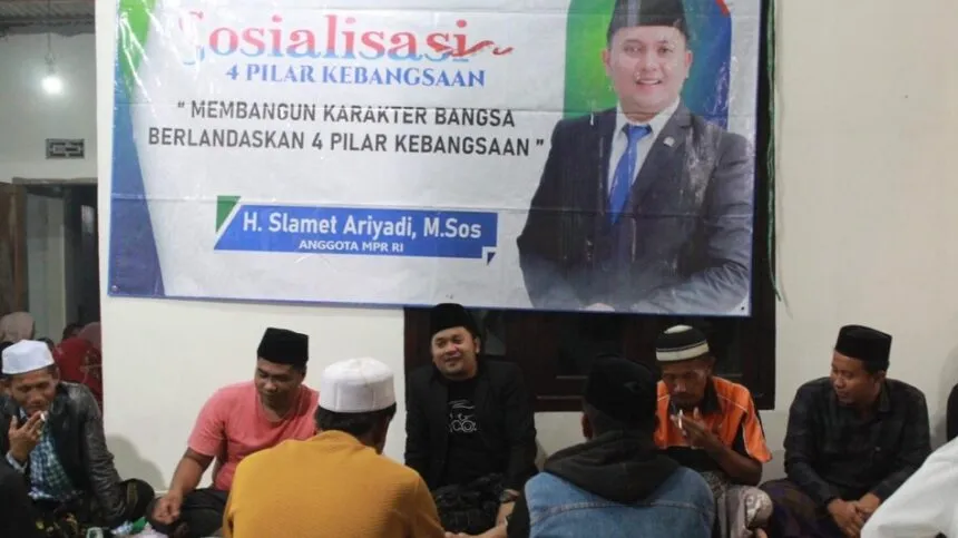 Sosialisasi 4 Pilar Kebangsaan, Slamet Ariyadi Ajak Masyarakat Amalkan dalam Kehidupan Sehari-hari